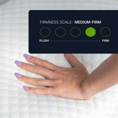 Gel Memory Foam Cooling Bed Pillow with phase change tech; firmness card shows medium-firm on Tampa Home & Garden Store