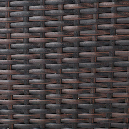 Rattan Flower Pot brown woven texture close-up by HouseOfZazla on Tampa Home & Garden Store