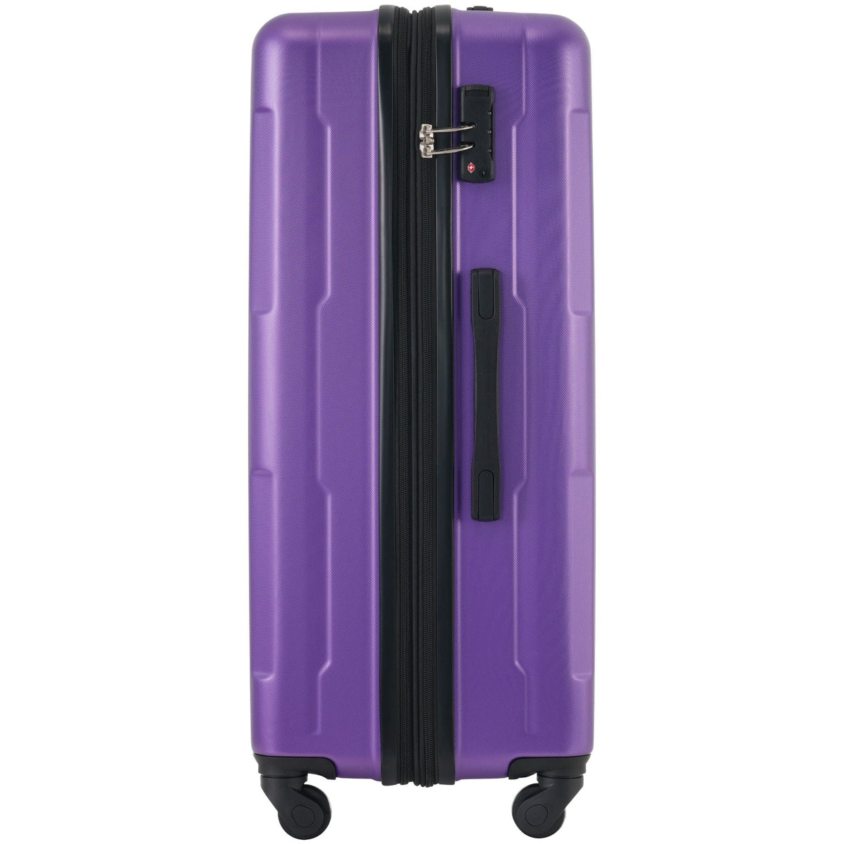 2-piece HouseOfZazla purple ABS luggage set with expandable 20in/28in, spinner wheels, TSA lock on Tampa Home & Garden Store