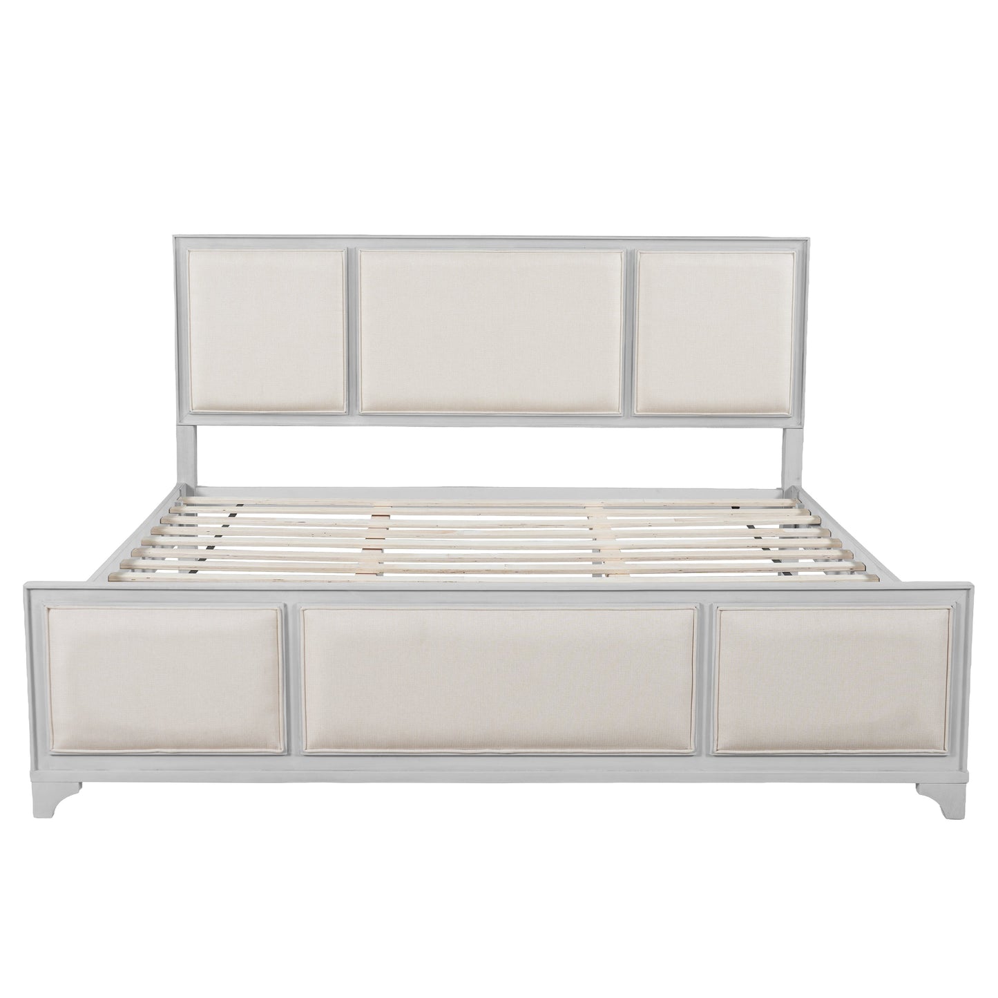 King Size Bed Frame and the Upholstered Headboard
