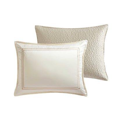 Rings and Reversible Matte Satin Comforter Set