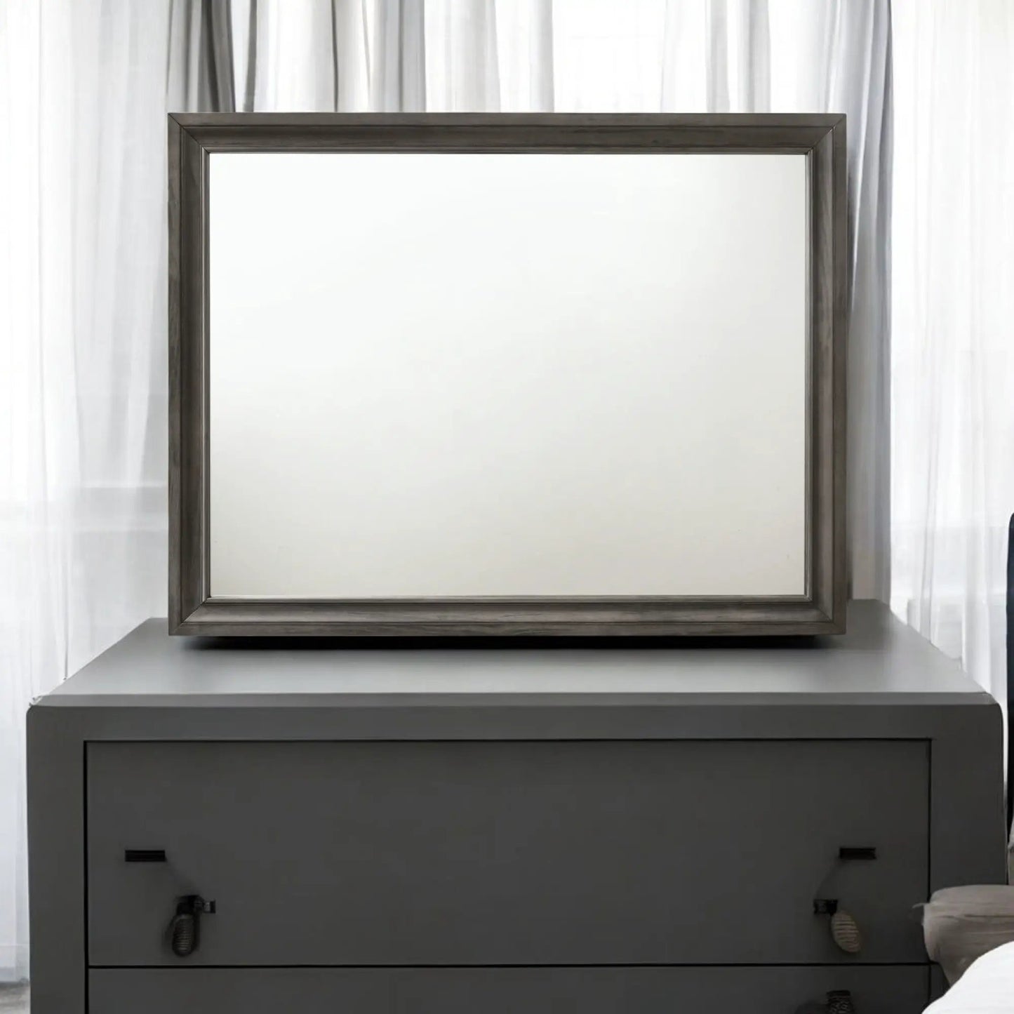 Naima Mirror Minimalist Wood Frame for Space