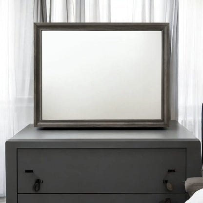 Naima Mirror Minimalist Wood Frame for Space