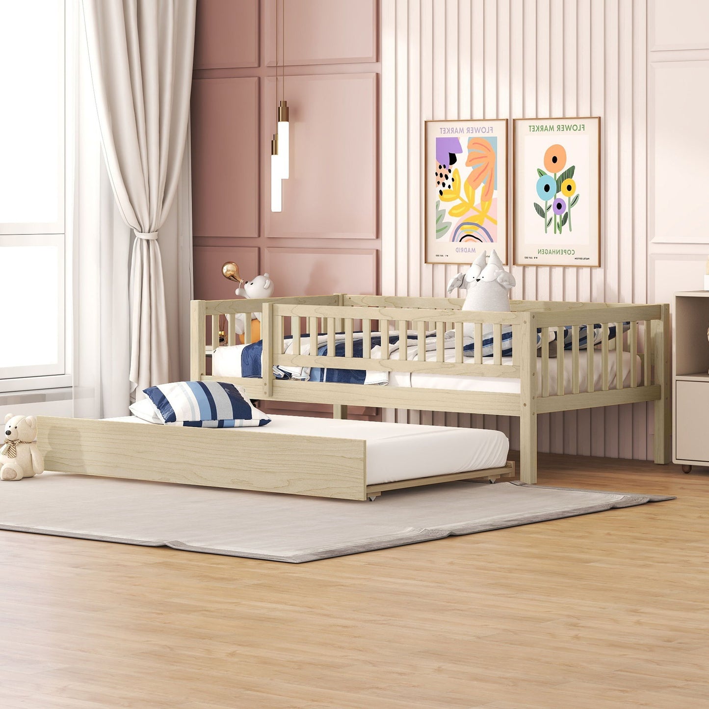 Multi Functional Wooden Daybed and Bedroom