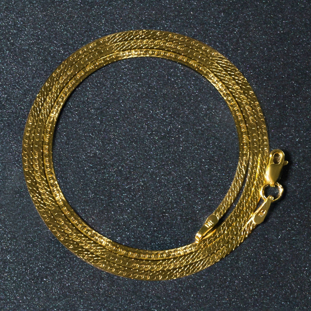 14k yellow gold Super Flex herringbone chain necklace 1.50mm by Bids.com on Tampa Home & Garden Store