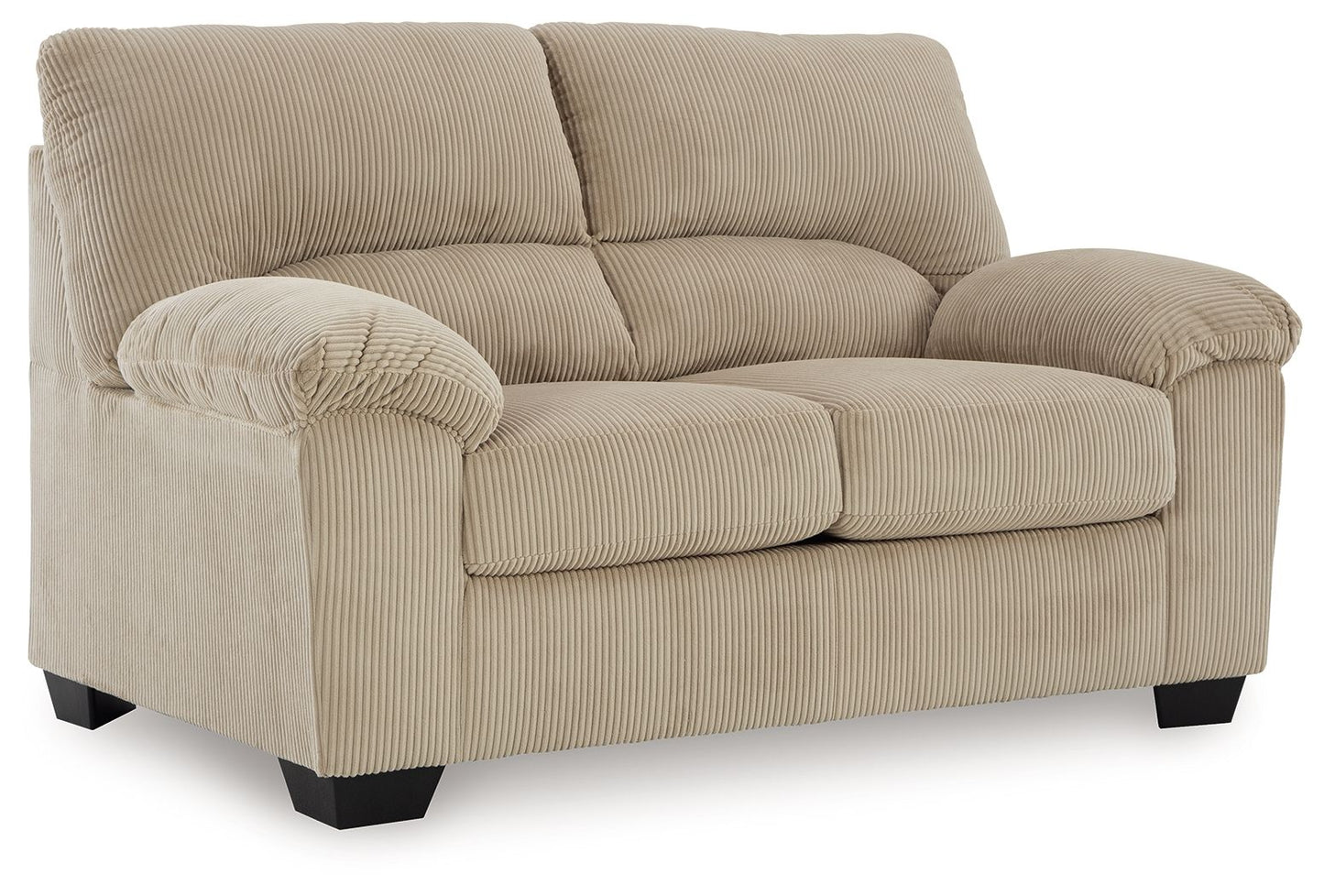 SimpleJoy Corduroy Living Room Sofa and Loveseat