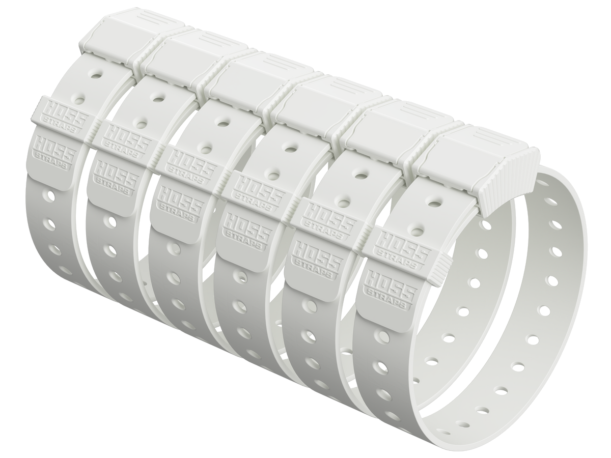 Gear Straps 24-Inch white modular straps with Hoss branding for camping & hiking on Tampa Home & Garden Store