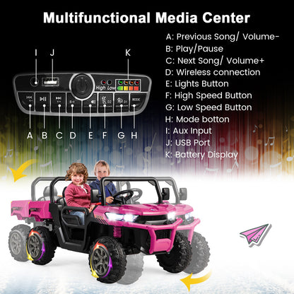 24V Ride On Kids Car with Dump Bed and Remote Control