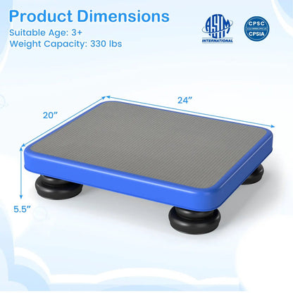 Kids Rebounder Bouncing Board 24x20 with Ropes