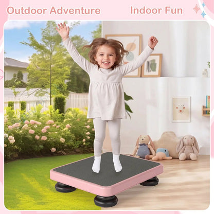 Kids Rebounder Bouncing Board 24x20 with Ropes