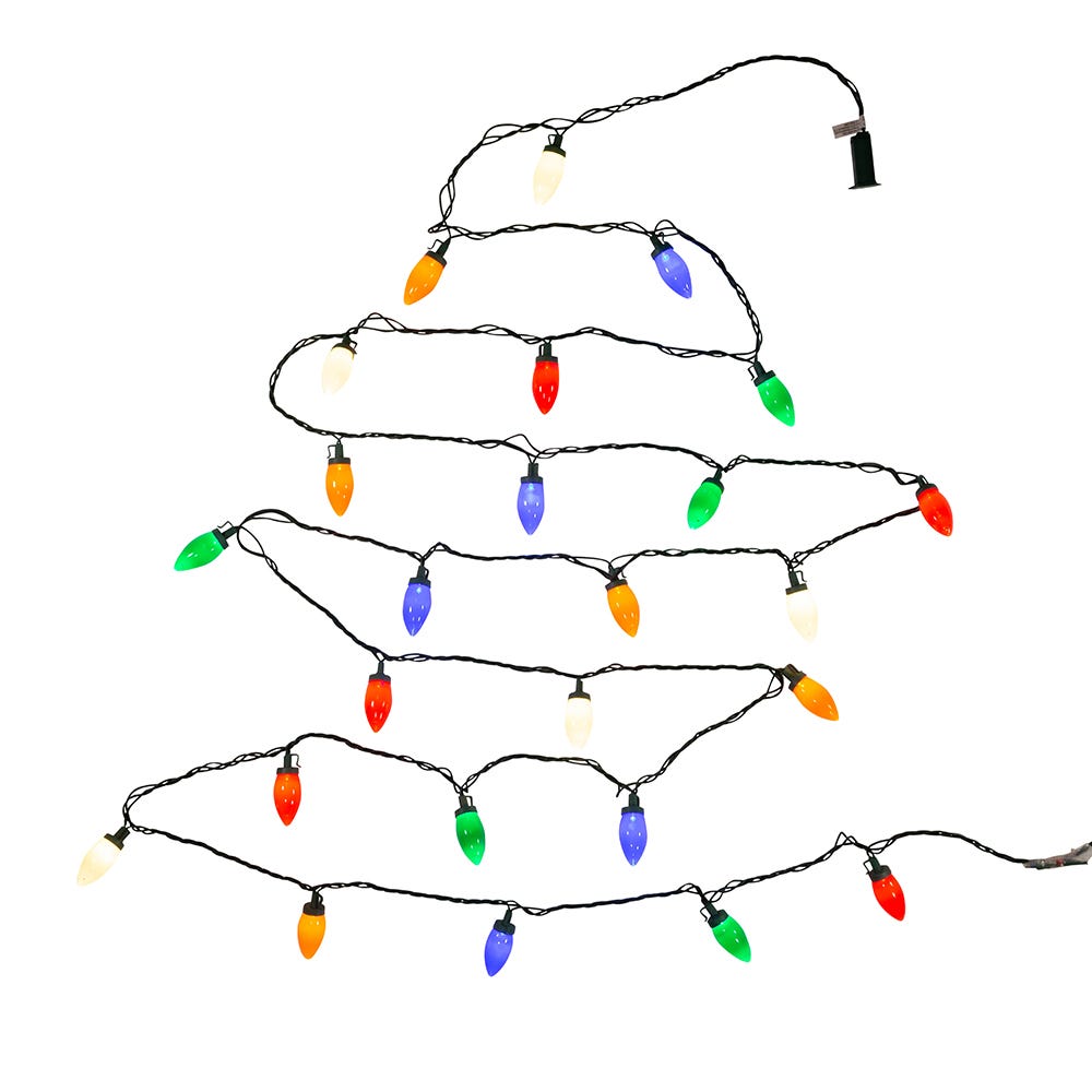 25-Light Multi-Colored LED C9 Bulb Light Set - Tampa Home & Garden Store