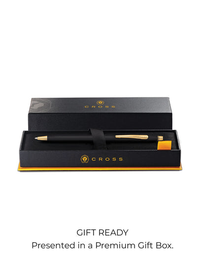 Cross Classic Century black ballpoint pen with gold accents in premium gift box on Tampa Home & Garden Store