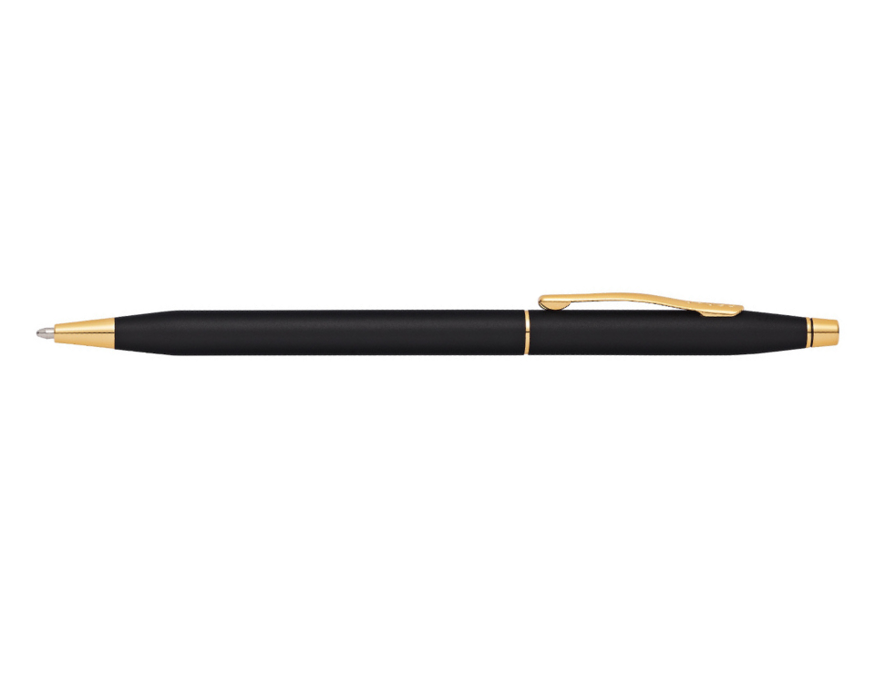 Classic Century black ballpoint pen by A.T. Cross with gold trim and clip on Tampa Home & Garden Store
