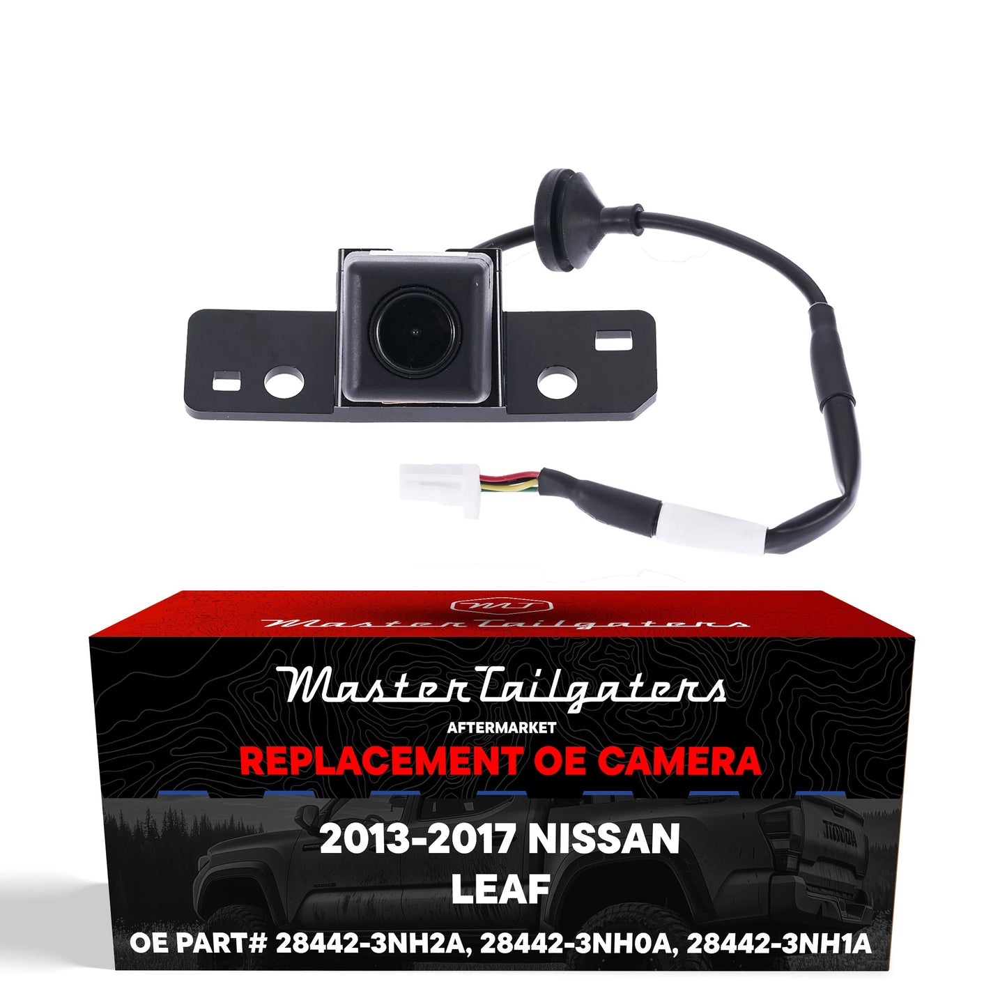 Nissan Leaf OEM backup camera 2013-2017 by Master Tailgaters, black housing on Tampa Home & Garden Store