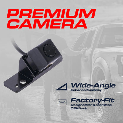 Nissan Leaf OEM backup camera by Master Tailgaters on mounting bracket with lens on Tampa Home & Garden Store