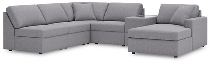 Modmax Sectional in Granite Performance Fabric