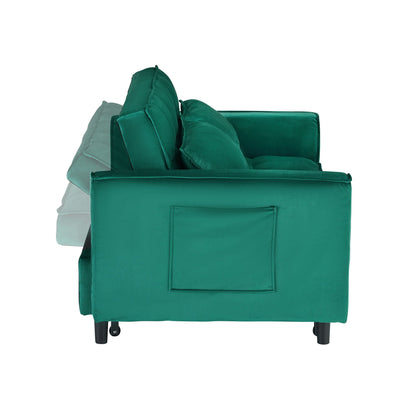 Large 3 In 1 Sofa Bed and Velvet Living Room