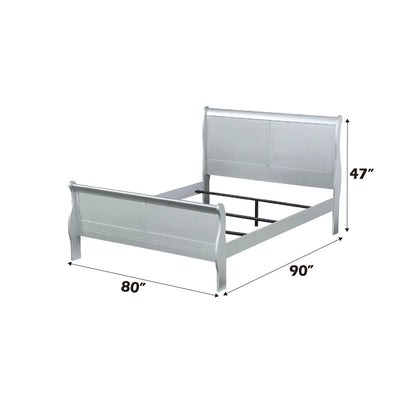 Louis Philippe Sleigh Style Bed Timeless Finish