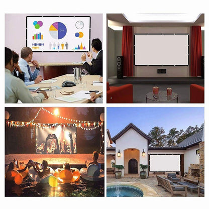 Shadow screen projector screen white in four settings on Tampa Home & Garden Store