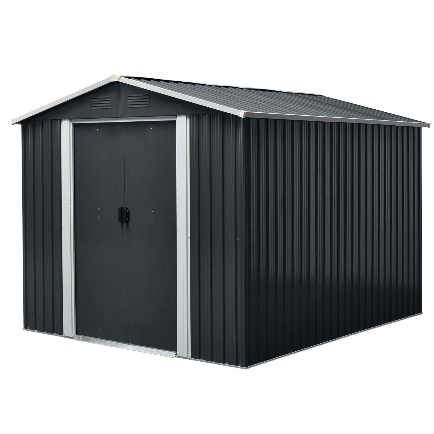 Outdoor Metal Storage Shed And Floor Base