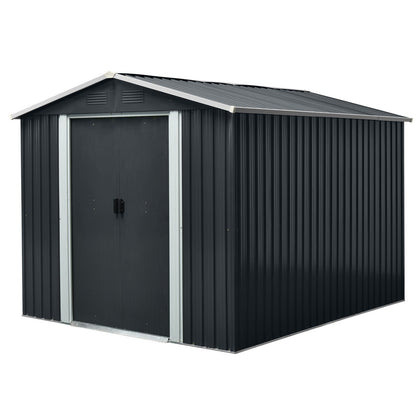 Outdoor Metal Storage Shed And Floor Base