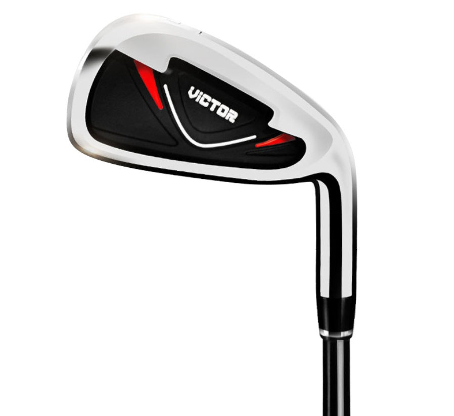 Victor golf iron head with chrome finish, black/red inset and visible branding on Tampa Home & Garden Store