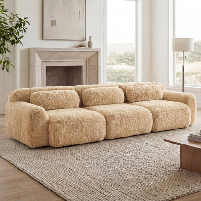 Soft and Fluffy Modular Sectional Sofa for Living