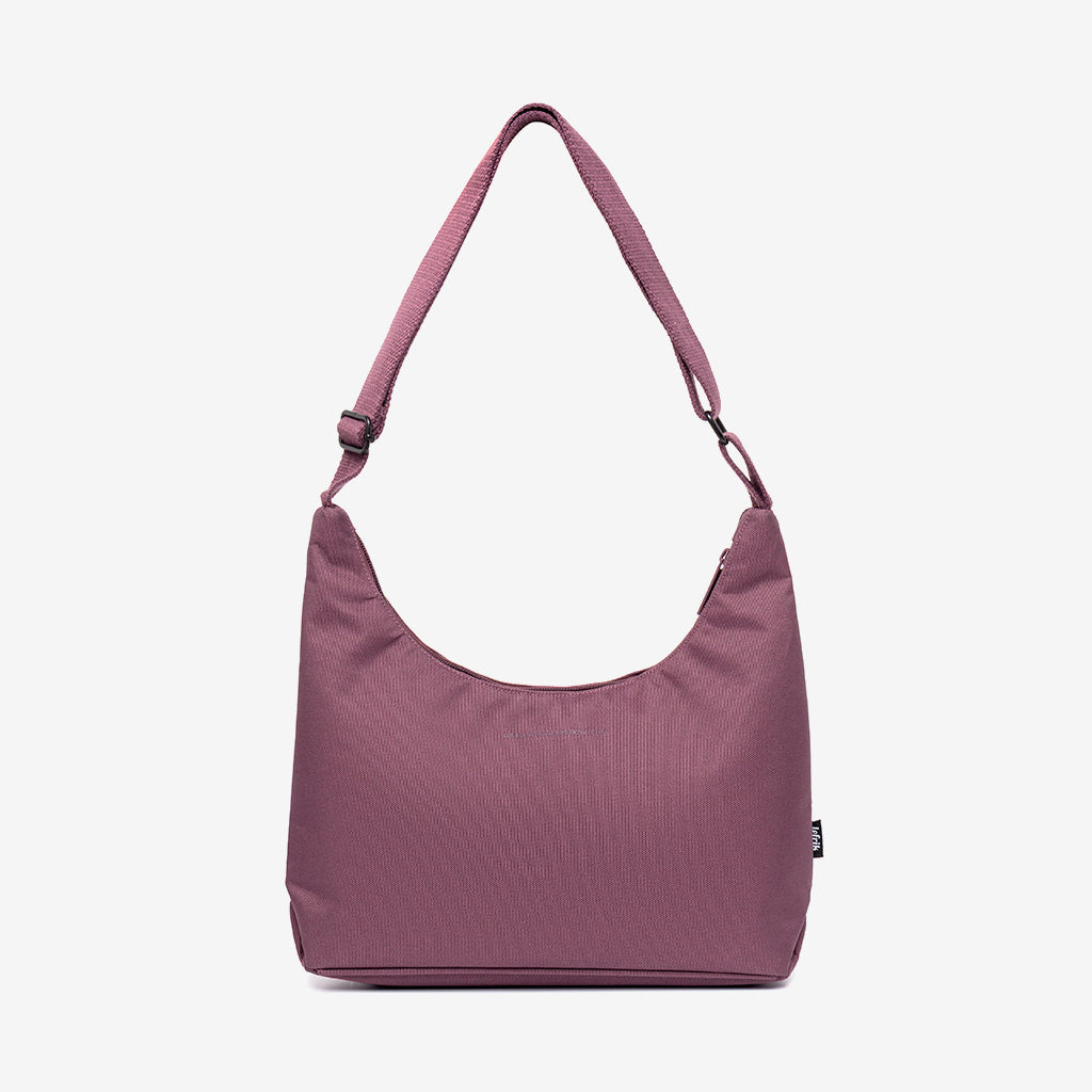 Bico Bag Maroon crescent-shaped handbag with adjustable shoulder strap by Lefrik USA on Tampa Home & Garden Store