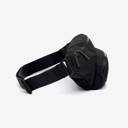 Atlas crossbody bag black Lefrik USA with front pocket and adjustable strap on Tampa Home & Garden Store