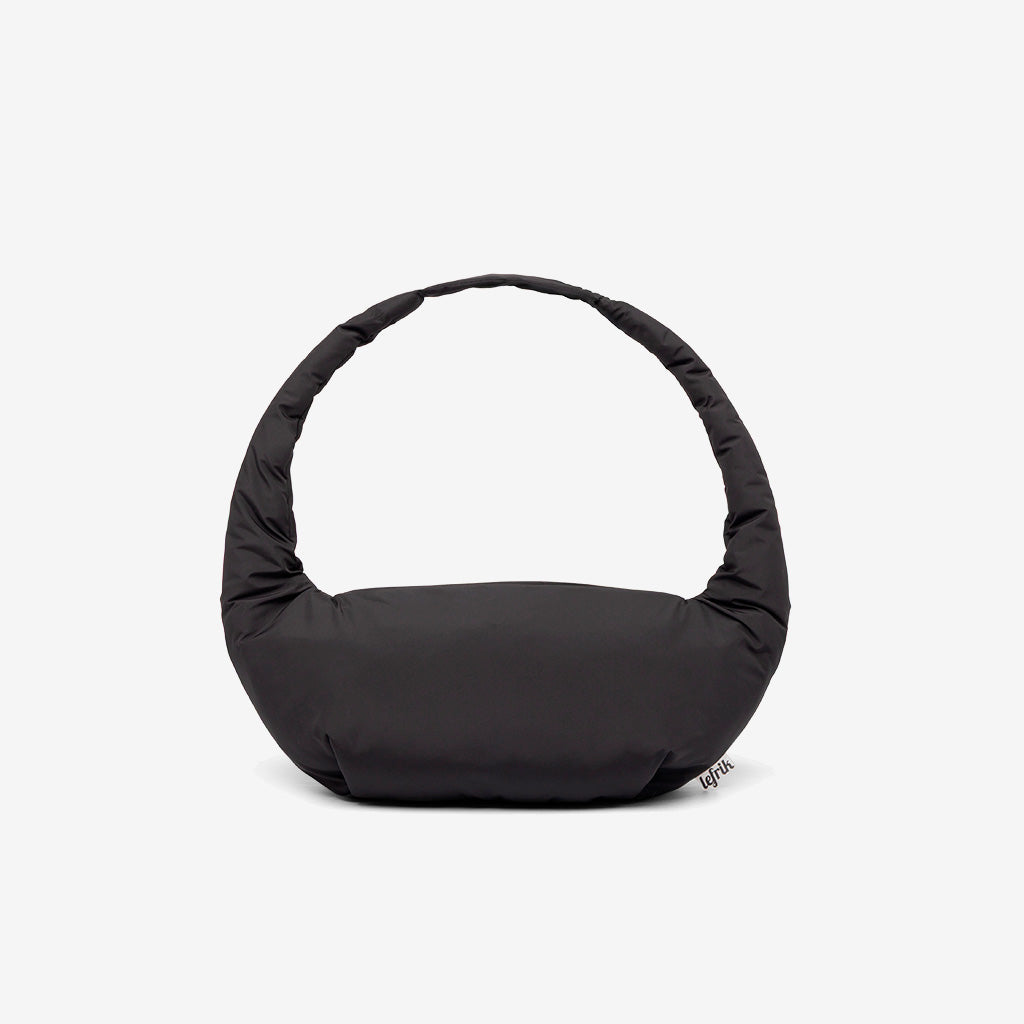 Myra Mini Bag Black with Circular Handle shoulder bag by Lefrik USA on Tampa Home & Garden Store