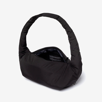 Myra Mini Bag Black with Circular Handle padded shoulder bag Lefrik USA on Tampa Home & Garden Store