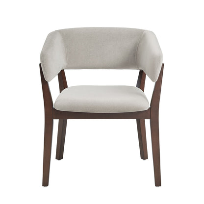 Blake Solid Beech Wood Modern Dining Armchair
