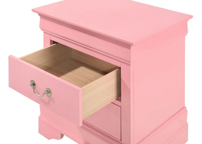 Traditional Nightstand Carved Bases and Curves