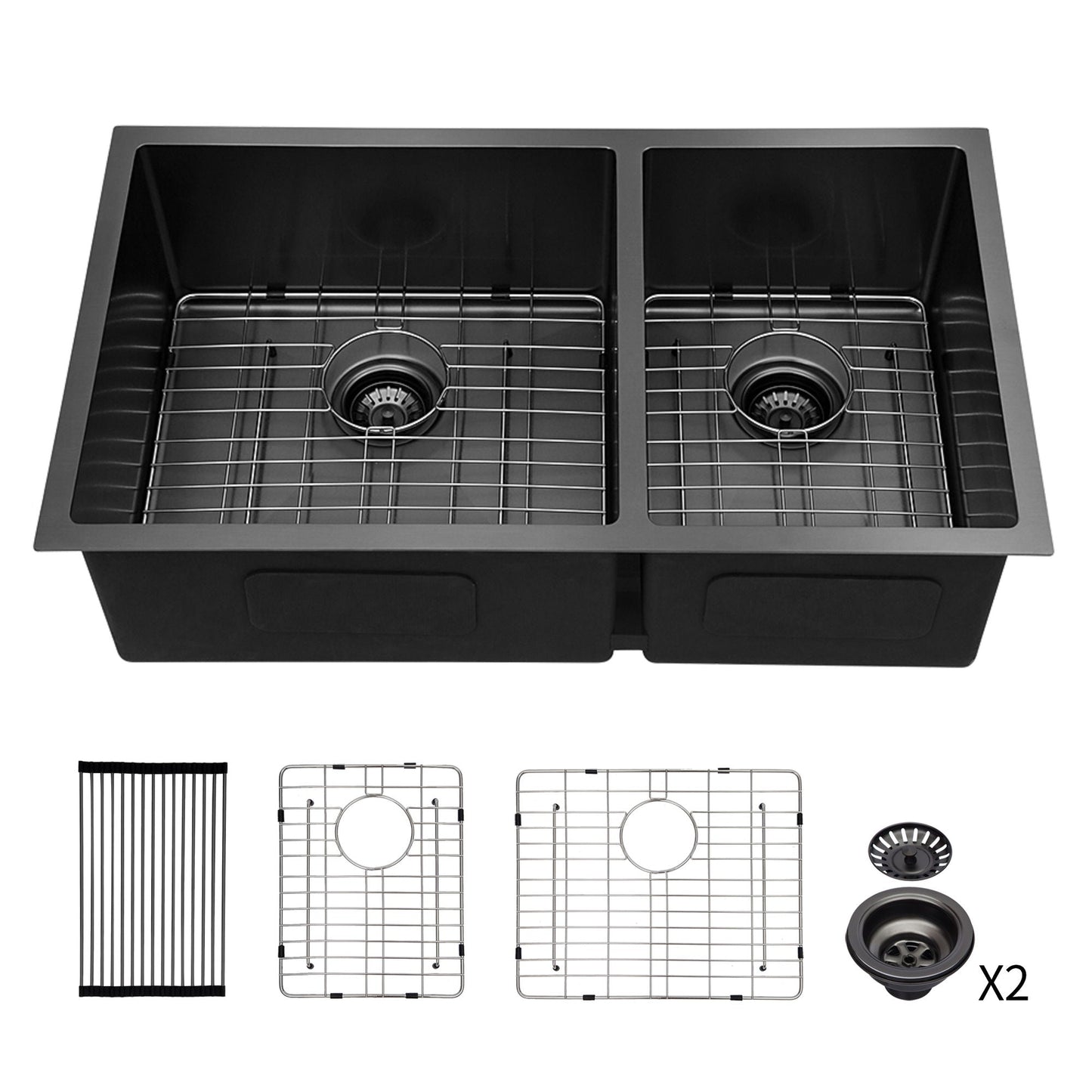 Modern Double Bowl Undermount Sink And Steel