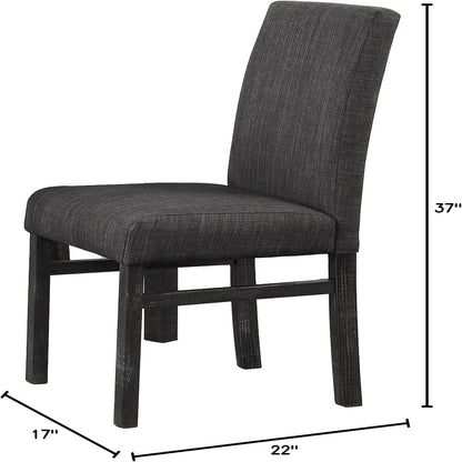 Transitional Upholstered Dining Chair For Kitchen