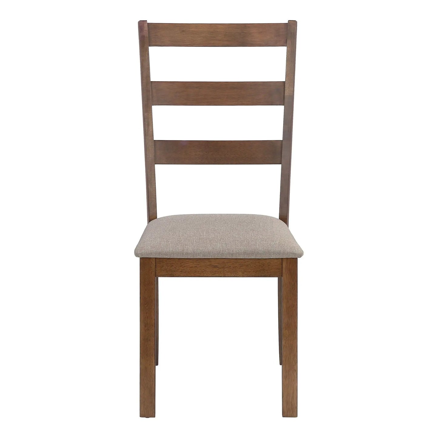 Dining chair side beige upholstered ladder-back with wooden frame Unique Piece Furniture on Tampa Home & Garden Store
