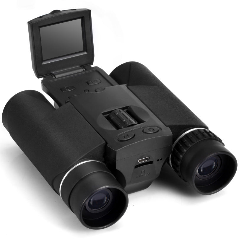 Digital HD Camera Binoculars by Sell My Stuff black compact binoculars with fold-out LCD screen on Tampa Home & Garden Store