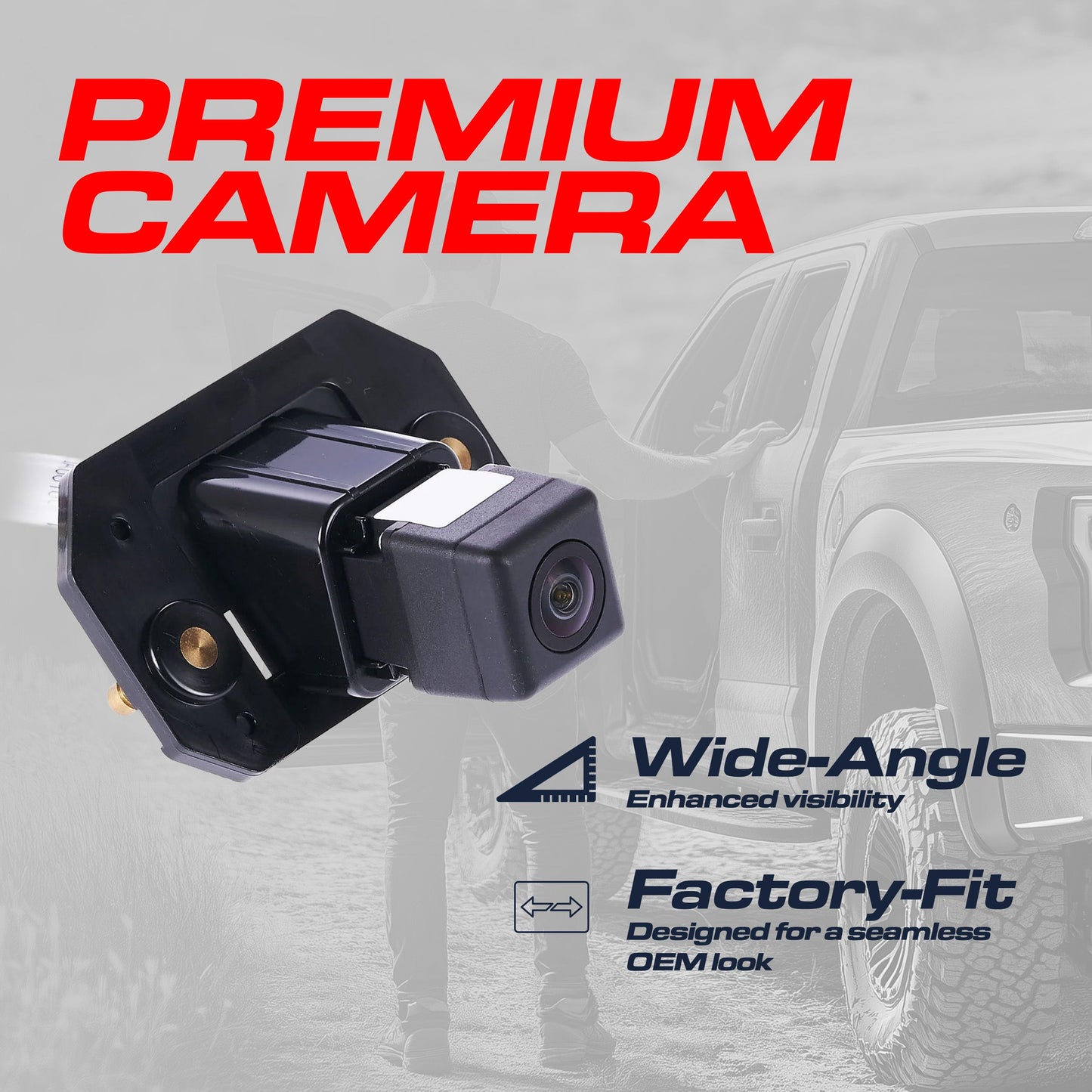 Nissan NV200 OEM backup camera for 2013–2017, OE part #28442-JX01A, compact black unit on Tampa Home & Garden Store