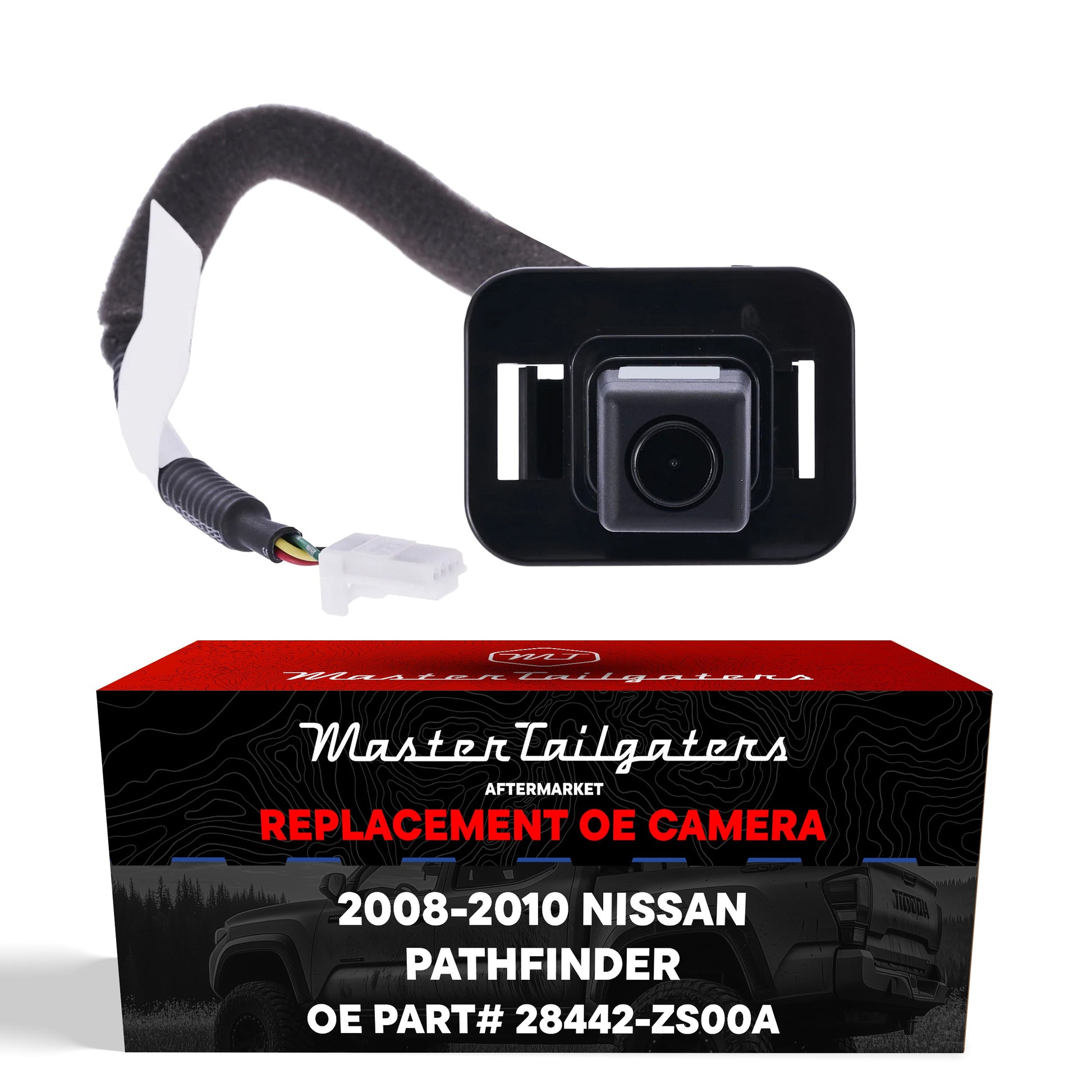 Master Tailgaters backup camera for 2008-2010 Nissan Pathfinder with wiring harness 28442-ZS00A on Tampa Home & Garden Store