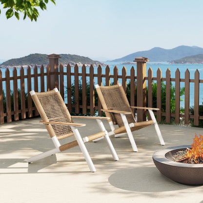 Atlas and Adirondack Outdoor Lounge Chair Set