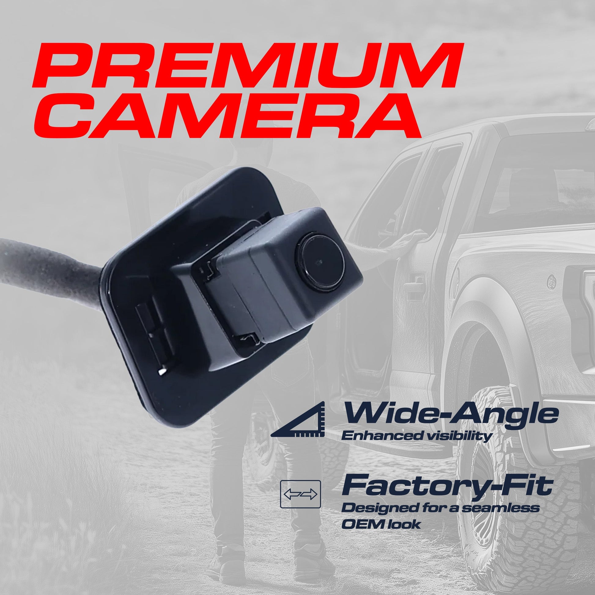 Nissan Pathfinder OEM backup camera by Master Tailgaters, black plastic housing on Tampa Home & Garden Store