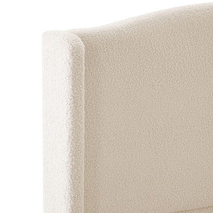 Sturdy Platform Bed Frame and a Padded Headboard