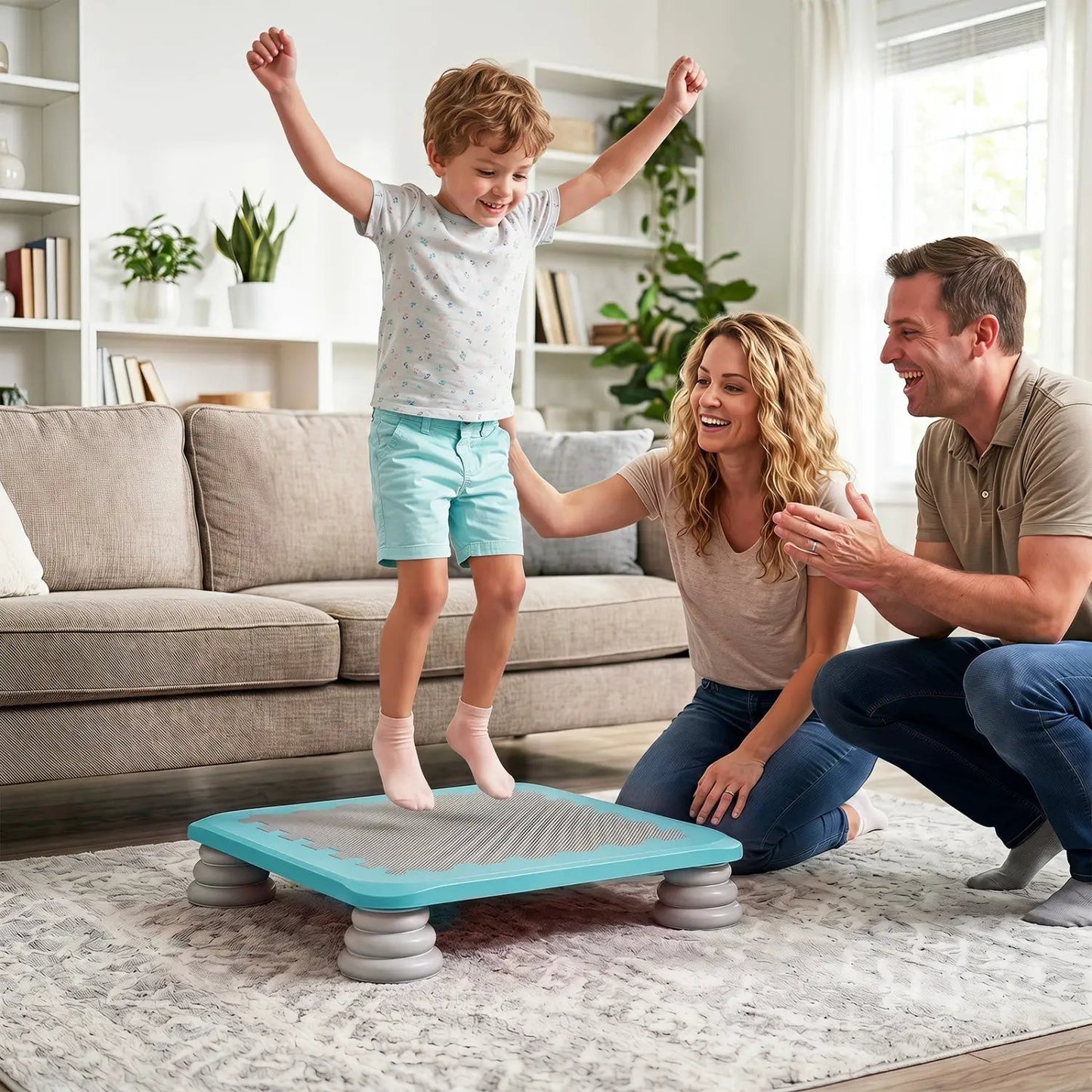 Kids Mini Trampoline 25 Inch With Non Slip Feet