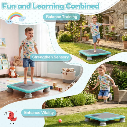 Kids Mini Trampoline 25 Inch With Non Slip Feet