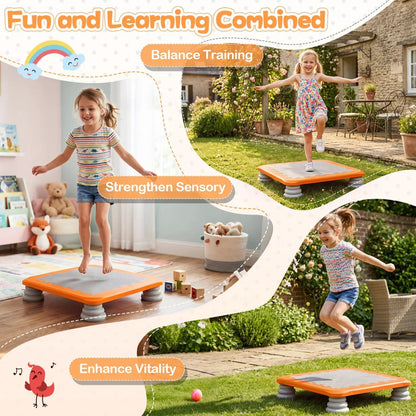 Kids Mini Trampoline 25 Inch With Non Slip Feet