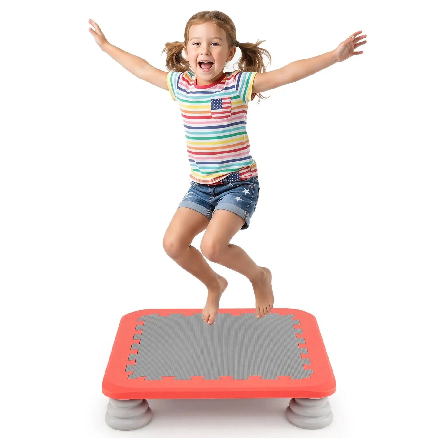 Kids Mini Trampoline 25 Inch With Non Slip Feet