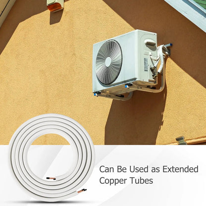 25 Ft Mini Split Line Set With 1/4 and 3/8 Copper