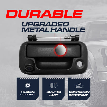 Tailgate handle by Master Tailgaters black metal with backup cam for Ford F-Series 2005–2016 on Tampa Home & Garden Store