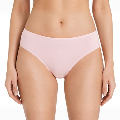 Everyday Classic Fit Hemp Bikini Bottom in pale pink by Net Positive on Tampa Home & Garden Store