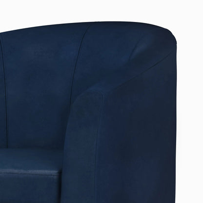 Austin Transitional Tub Chair navy blue velvet upholstery by Unique Piece Furniture on Tampa Home & Garden Store
